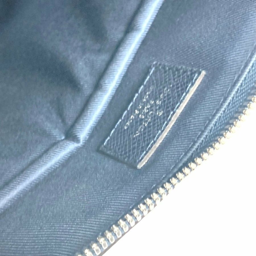 LOUIS VUITTON 路易威登 M33417 Taiga Anton 包肩皮革男士藍色海洋海軍藍-14