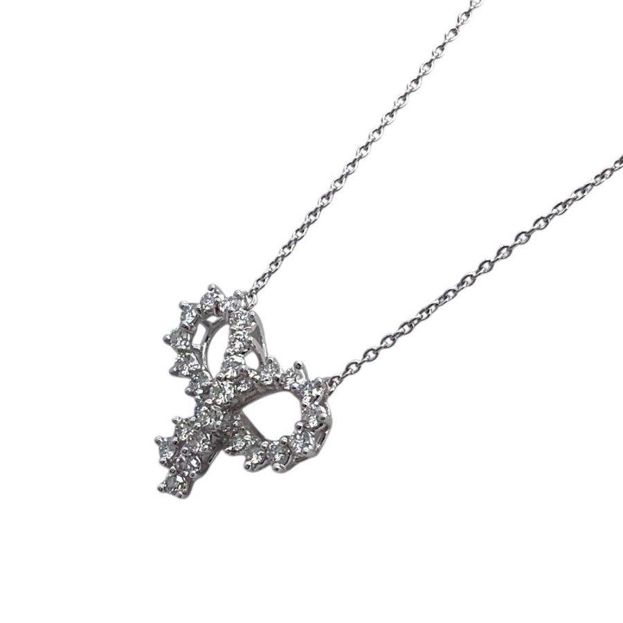 Tiffany & Co. 蒂芙尼 鉑金 鑽石 項鏈-2
