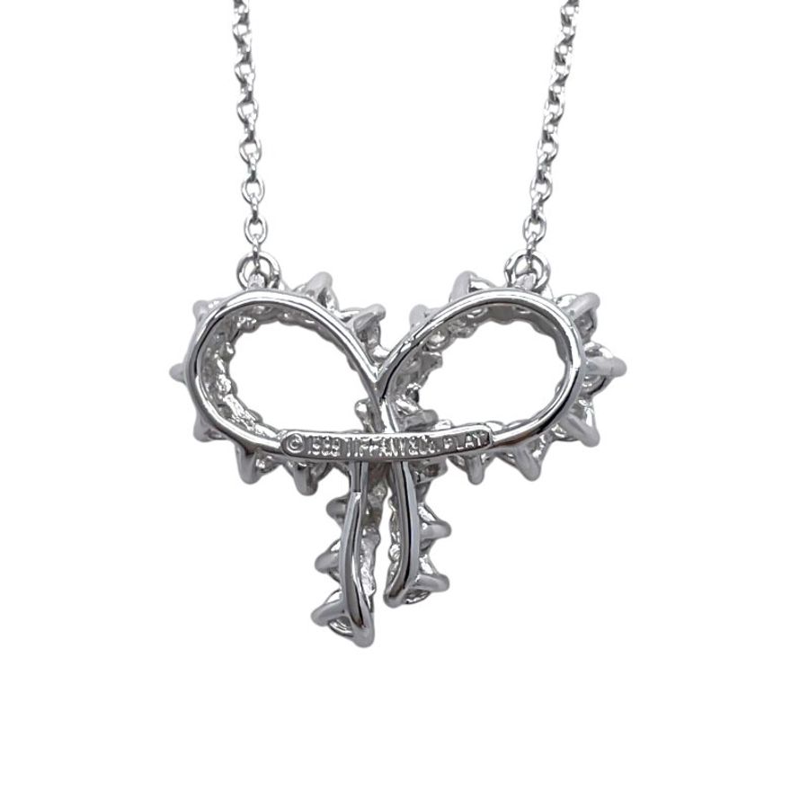 Tiffany & Co. 蒂芙尼 鉑金 鑽石 項鏈-3