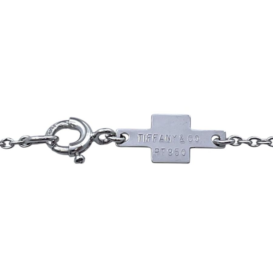 Tiffany & Co. 蒂芙尼 鉑金 鑽石 項鏈-4
