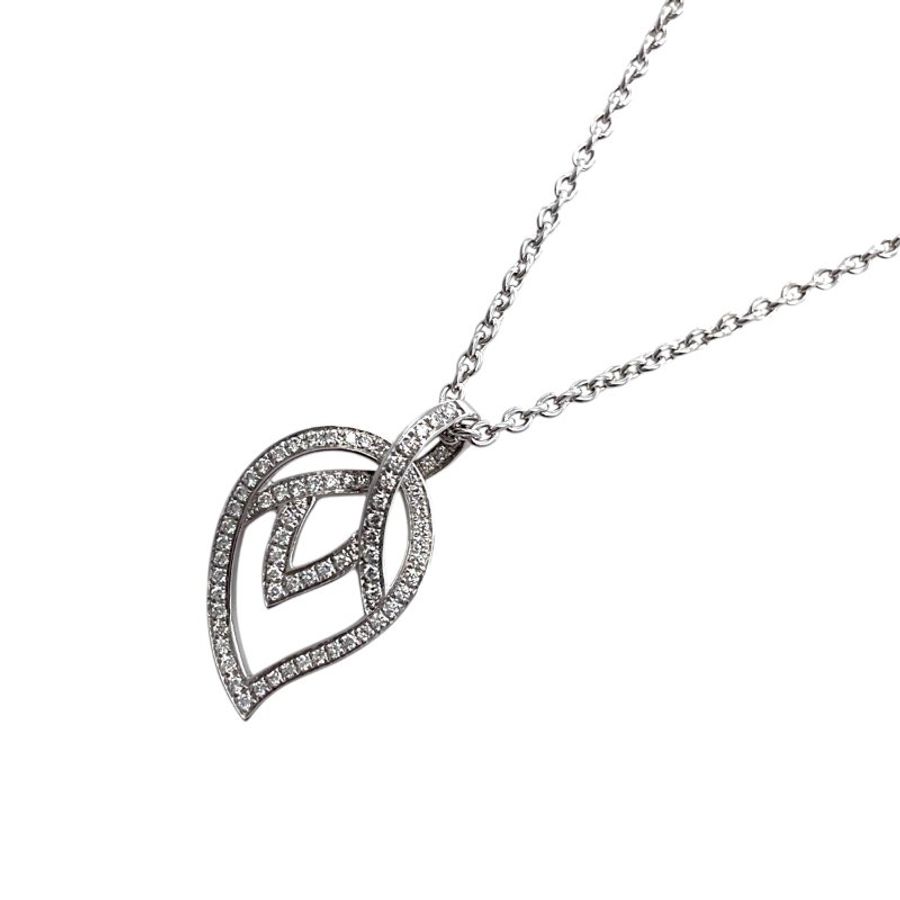 PIAGET 伯爵 18K 白金 鑽石 項鏈-0