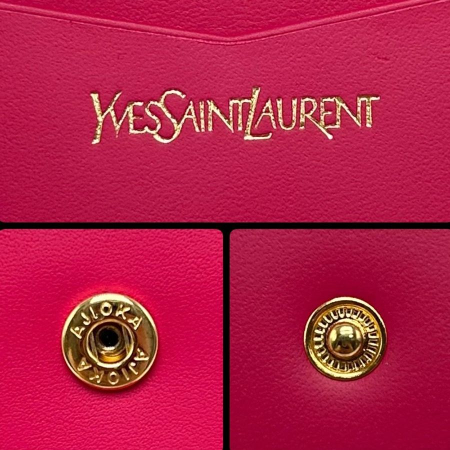 【MIZU水水】YSL 死亡芭比粉二折皮夾-9