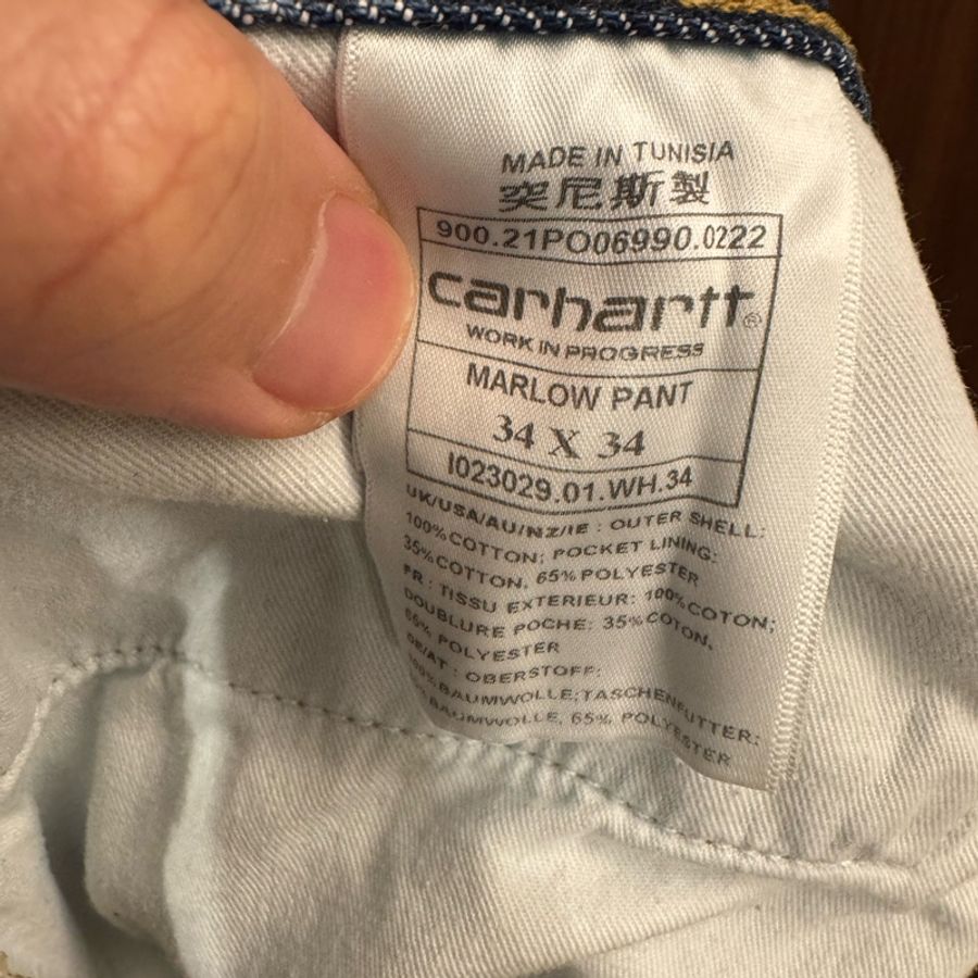carhartt 男 牛仔褲 marlow pants-8