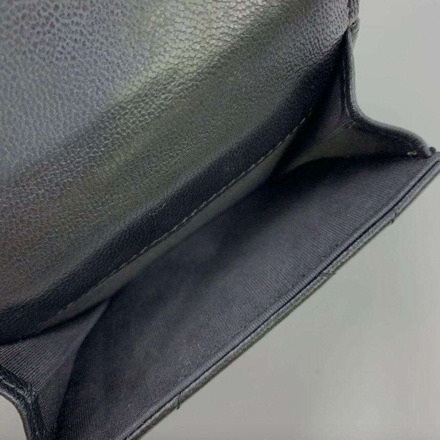 【MIZU水水】CHANEL 雙C Matelasse Trifold 30s 小羊皮黑皮夾 金色-4