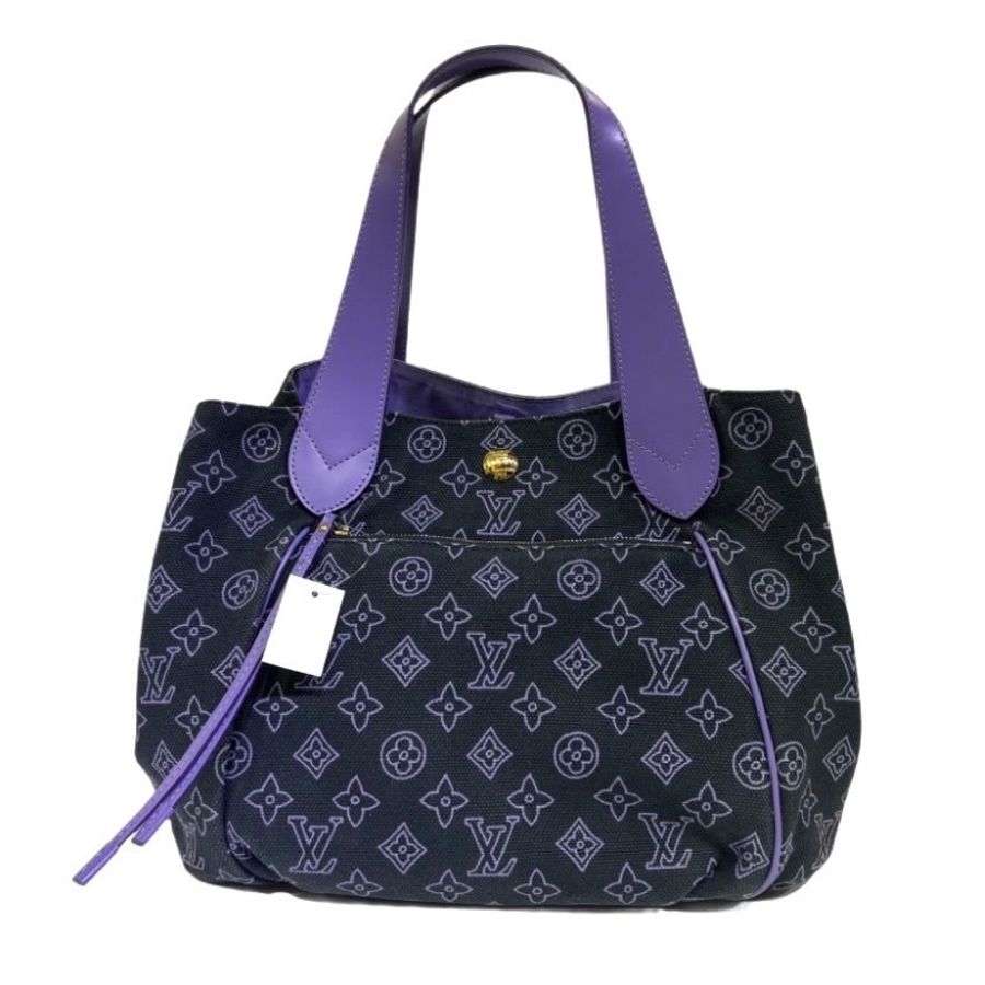 【美收精品】LV 紫色老花帆布托特包 1-581-1