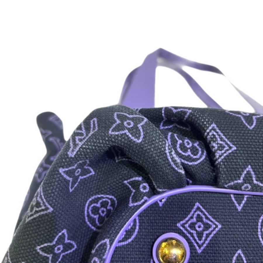 【美收精品】LV 紫色老花帆布托特包 1-581-7