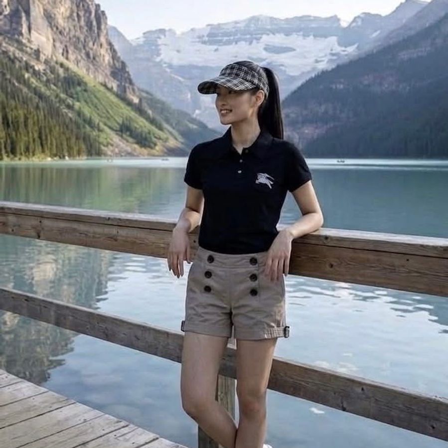 BURBERRY GOLF 格紋高爾夫球帽-0