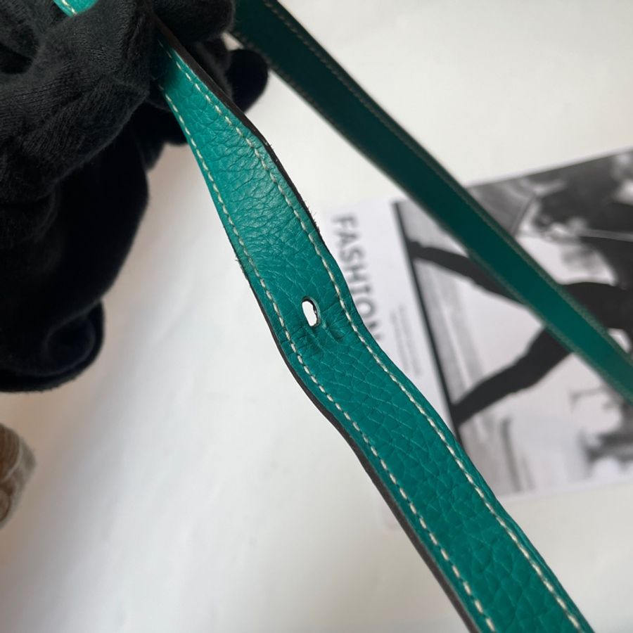 Hermes Halzan孔雀藍五用包 31公分-4