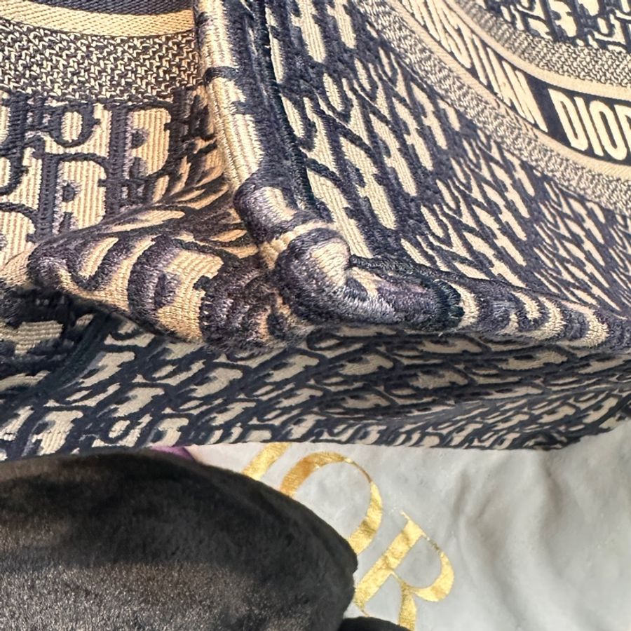 Christian Dior #DIOR老花緹花布 中號BOOK TOTE-15