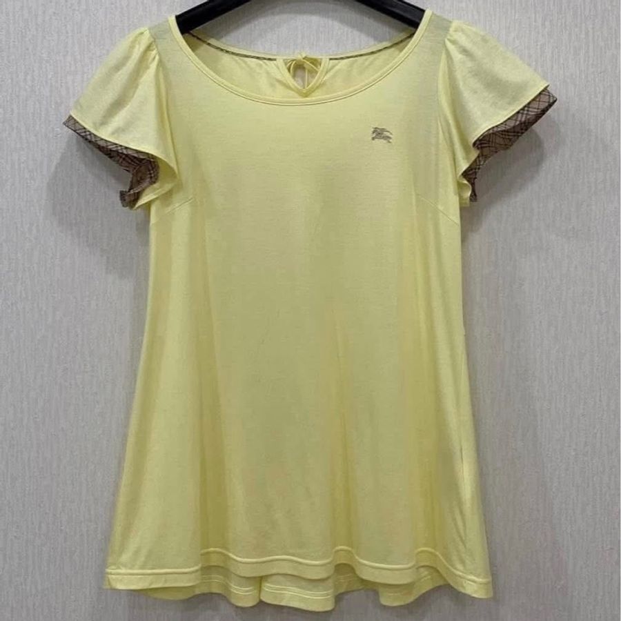 BURBERRY 藍標 格紋袖綁帶戰馬上衣-1
