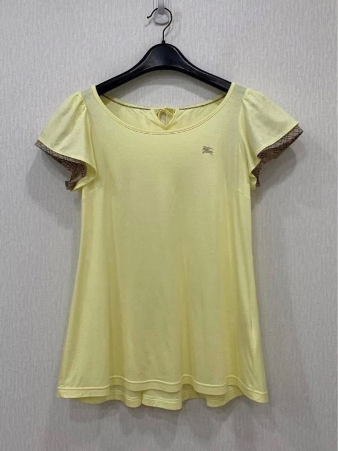 BURBERRY  藍標 格紋袖綁帶戰馬上衣-3