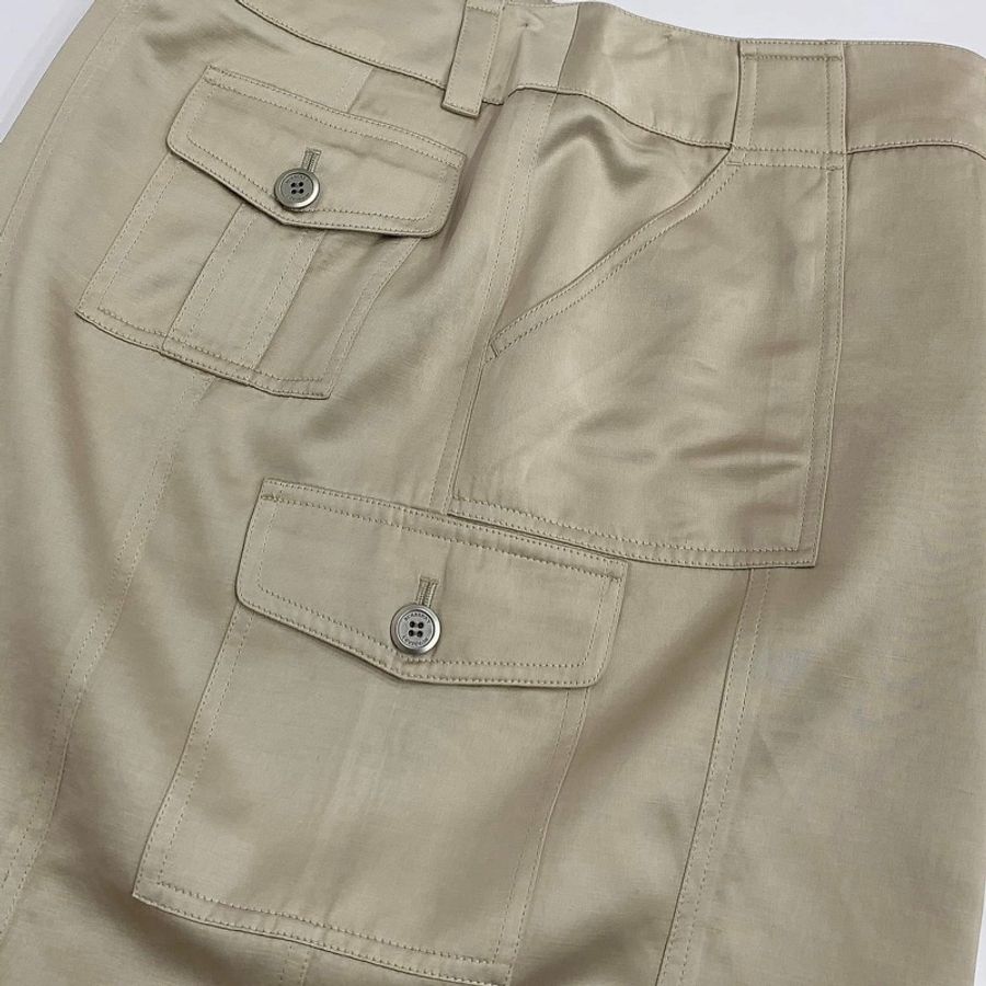 BURBERRY 倫敦 蜜金色口袋裙-6