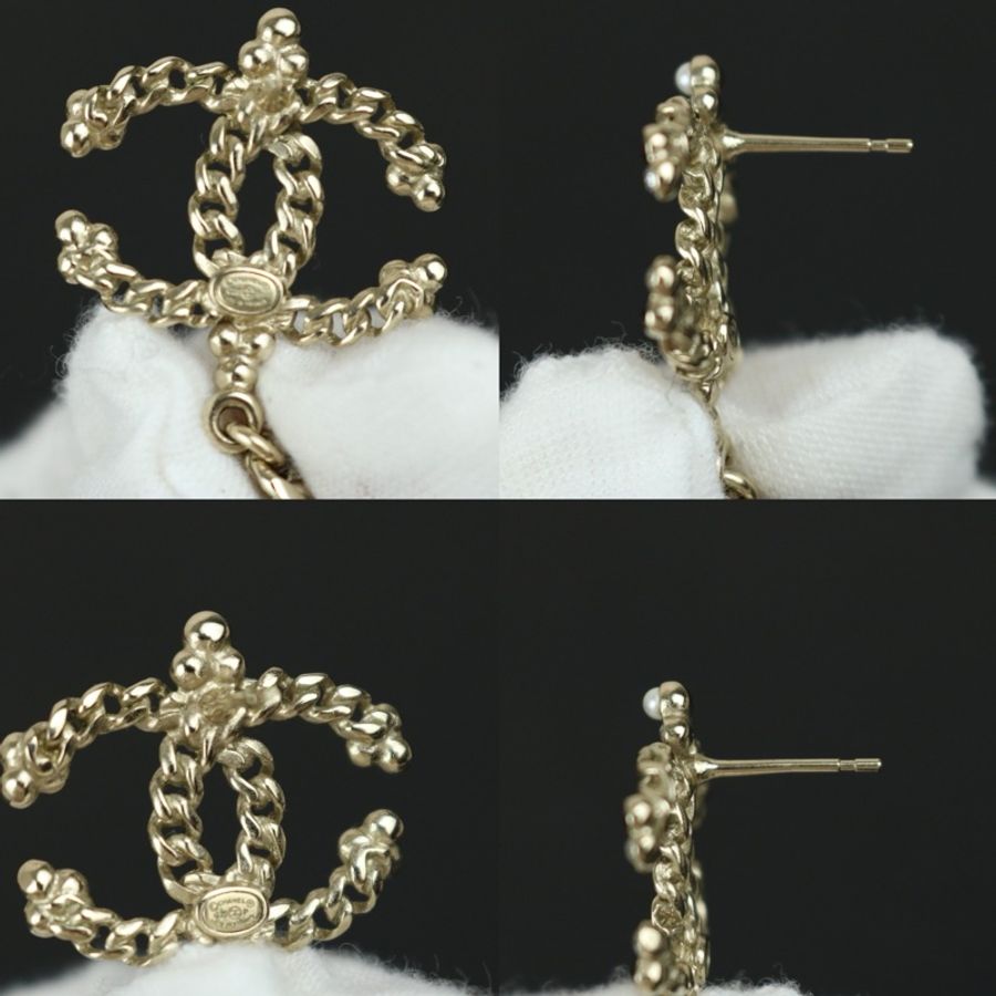 Chanel 流蘇耳針耳環-6