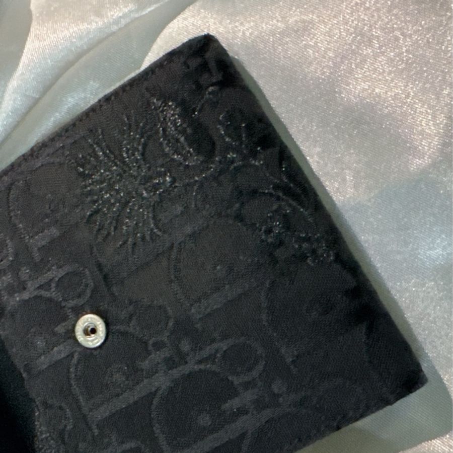 Christian Dior Saddle Flap Leather Wallet 牛皮拼老花兩摺多卡位實用性銀包-5