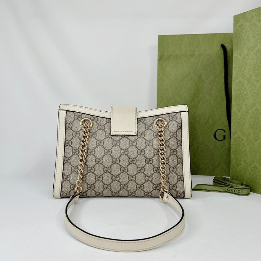 GUCCI Padlock GG白花小型肩揹包-1