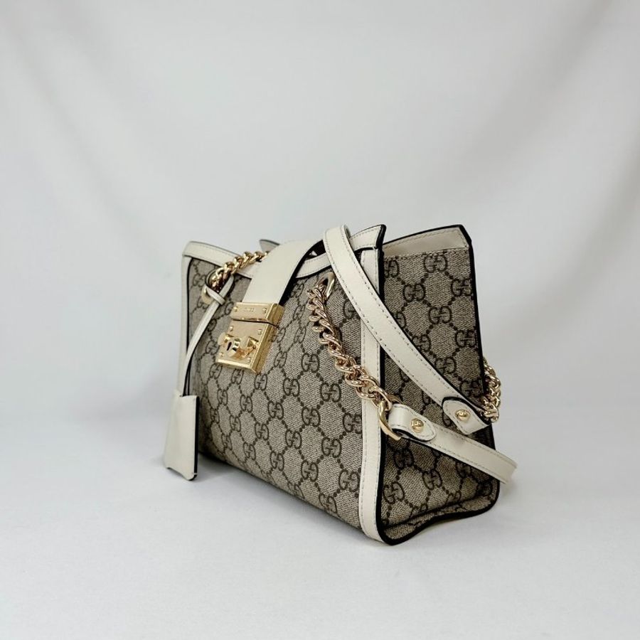 GUCCI Padlock GG白花小型肩揹包-2