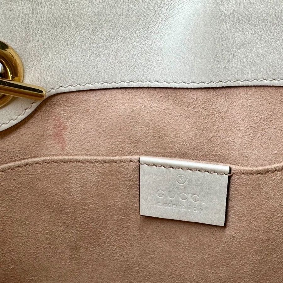 GUCCI Padlock GG白花小型肩揹包-8