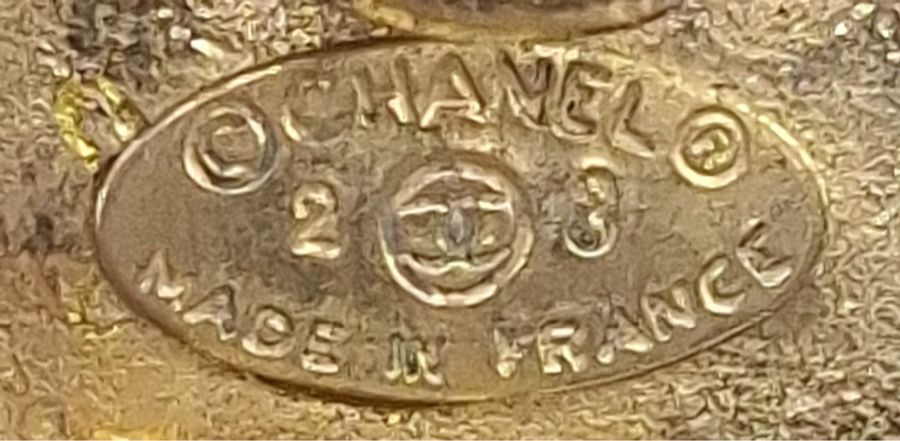 Vintage Chanel CC Logo Earrings-7