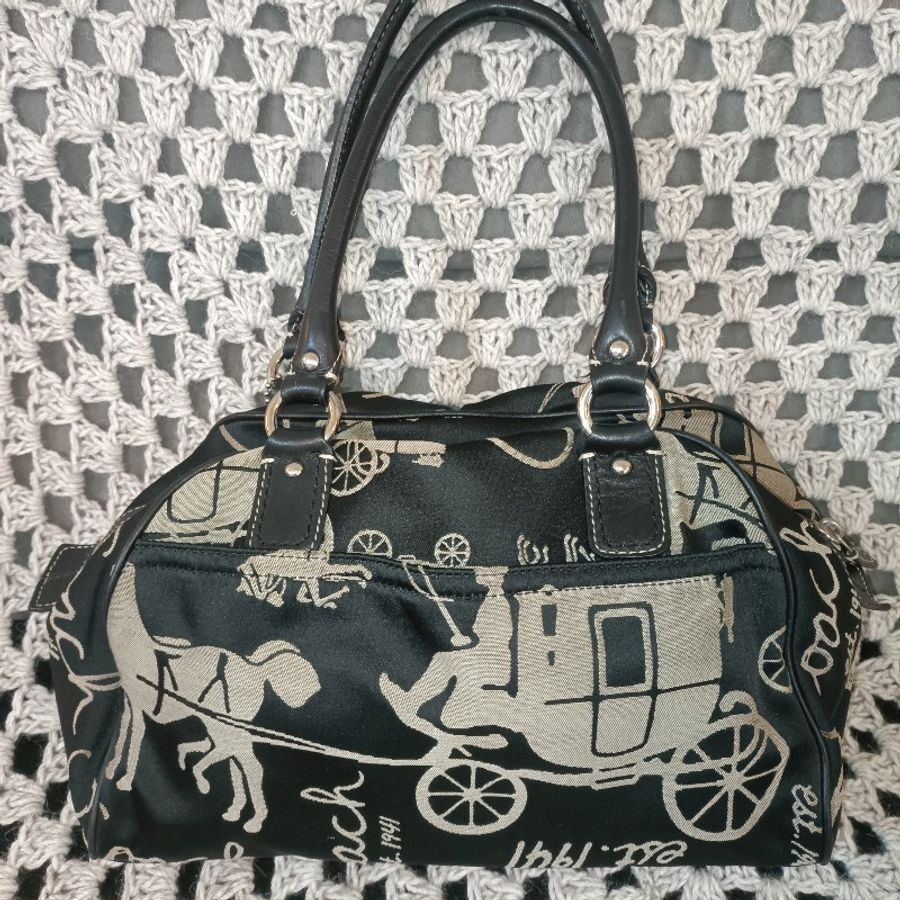 COACH 馬車手提帆布包-7