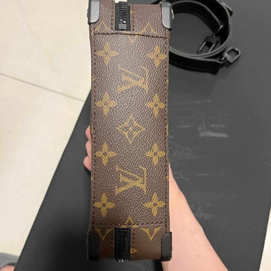 LV soft trunk 男 老花 箱包 斜跨包-7