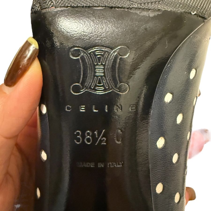🍒CELINE英倫高跟鞋 size:38.5/2F250117-1✅-17