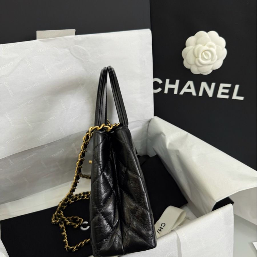 「M.Y精品」 AS4416 香奈兒 Chanel Kelly 凱莉包 牛皮 黑金🇹🇼購證-5