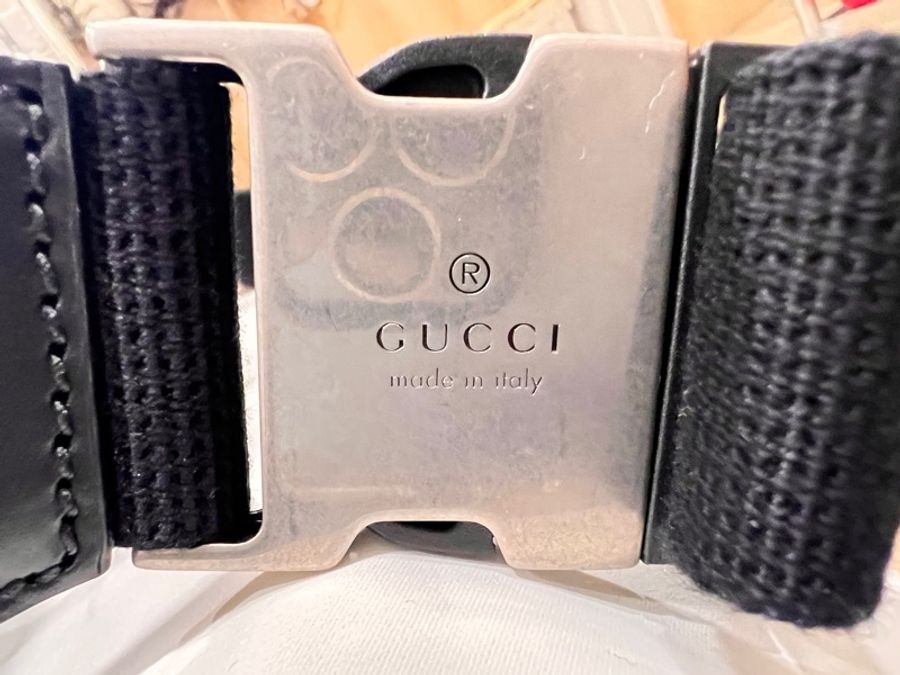 Gucci兩用帆布斜胯包-4