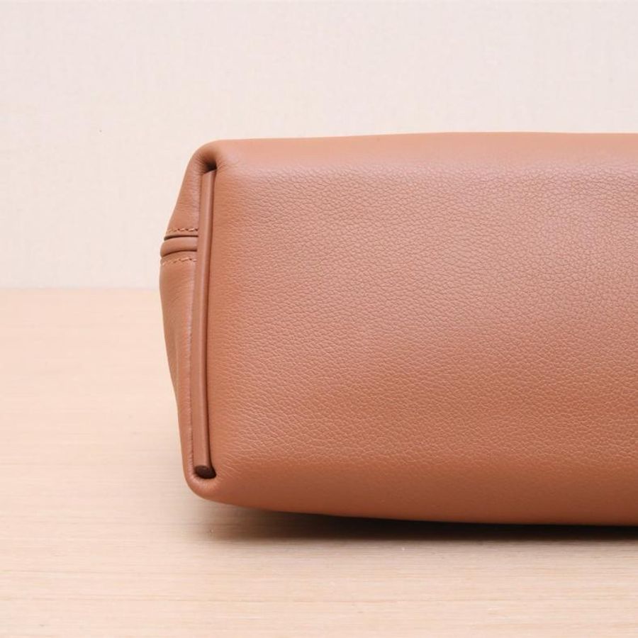 HERMES(愛馬仕) 2424 Mini 21 37金棕色拼0G馬鞍紅拼09夢幻紫 EC皮/Swift皮 U刻 銀扣-3