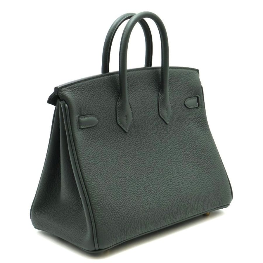 HERMES Birkin 25 - 灰綠金-2