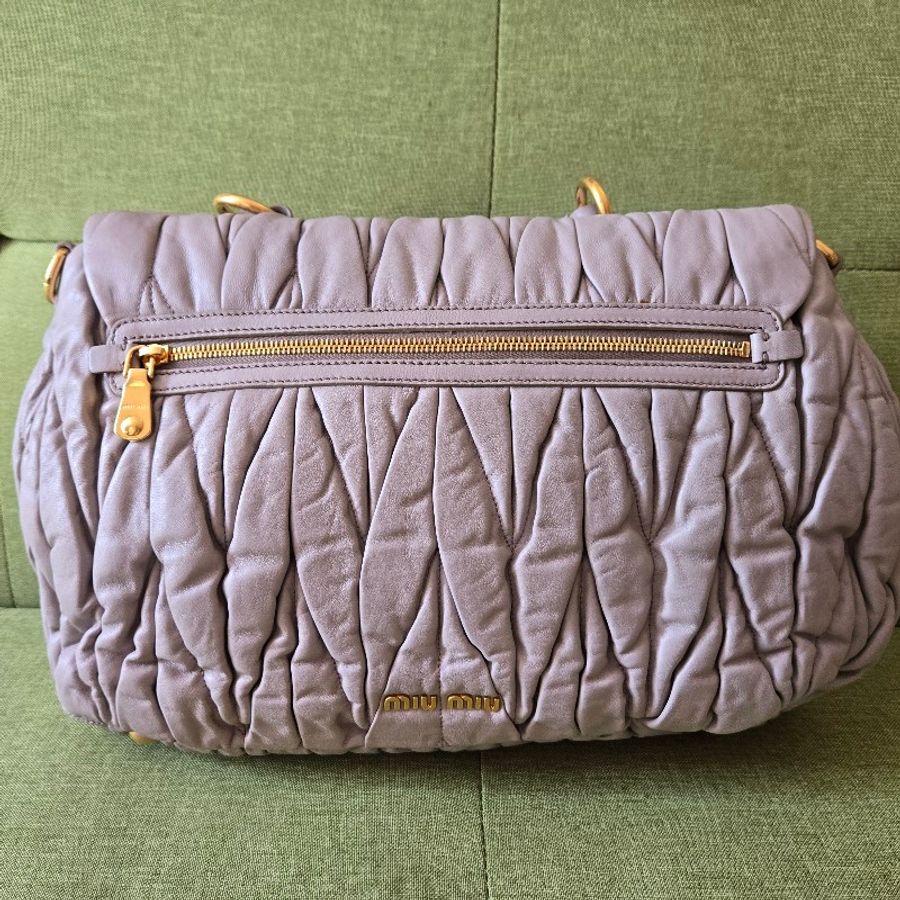 Miu Miu Matelassé 手袋 皮革-1