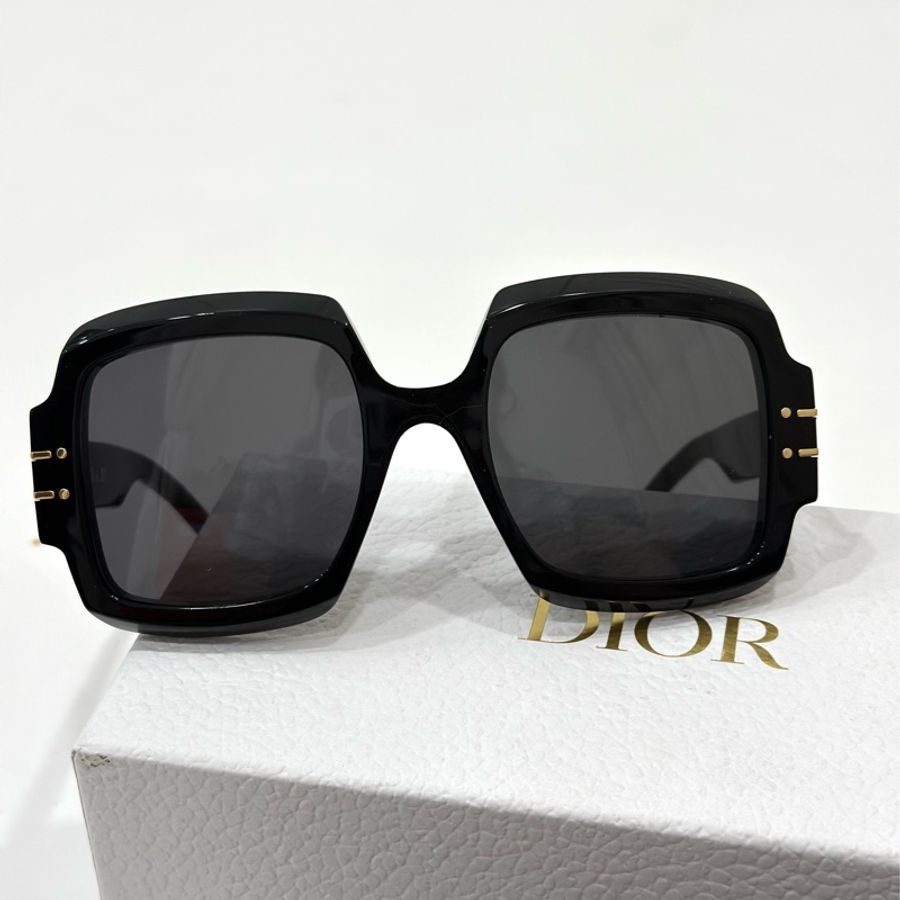 DIOR Dior Signature S1U 寬大方型 黑框 太陽眼鏡 墨鏡-20