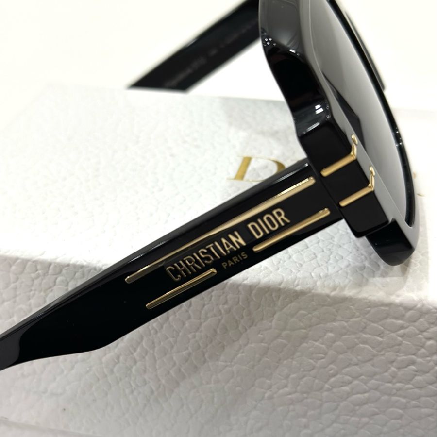 DIOR Dior Signature S1U 寬大方型 黑框 太陽眼鏡 墨鏡-8