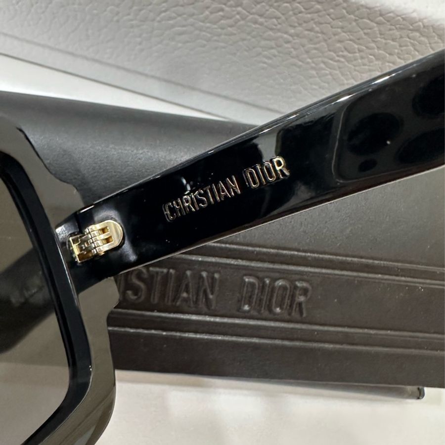 DIOR Dior Signature S1U 寬大方型 黑框 太陽眼鏡 墨鏡-9