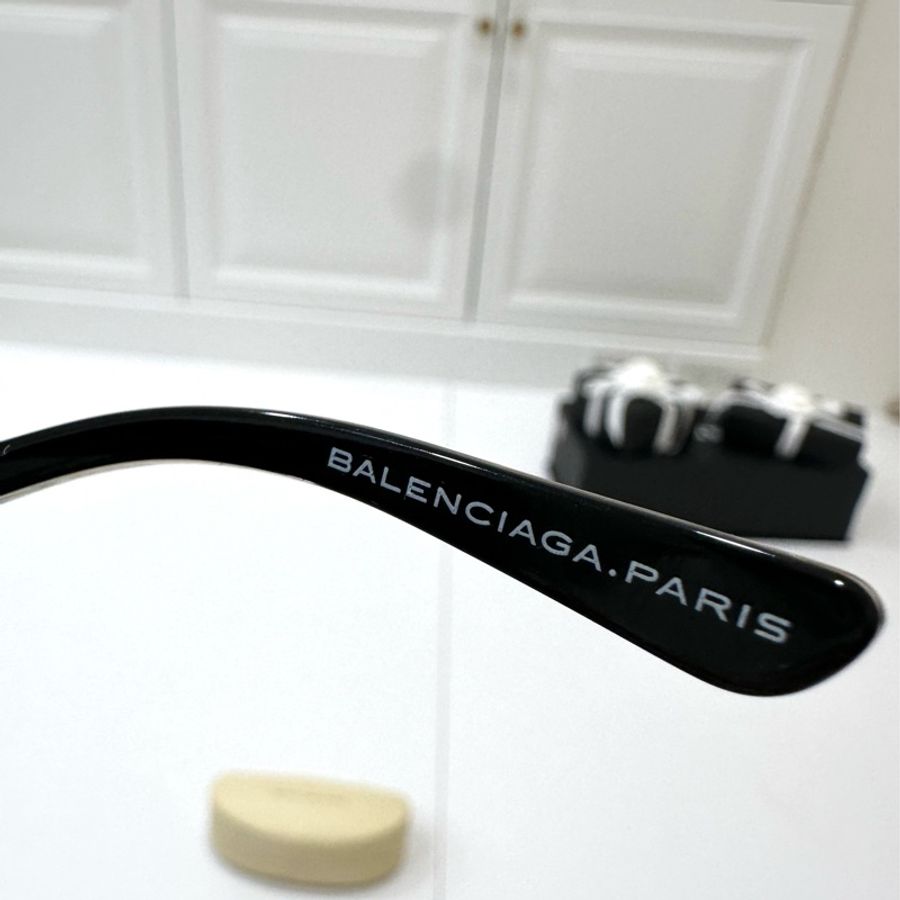 BALENCIAGA 巴黎世家 BAL 0064 黑色 飛行眼鏡 鏡框 鏡架-10