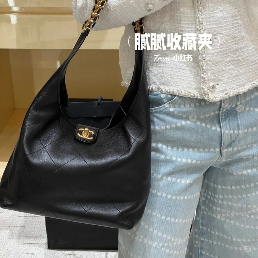 Chanel 25p 全新 爆款 Hobo 包 AS5404 (B02)-3
