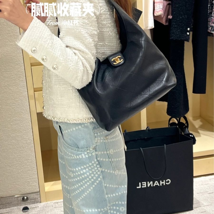 Chanel 25p 全新 爆款 Hobo 包 AS5404 (B02)-4