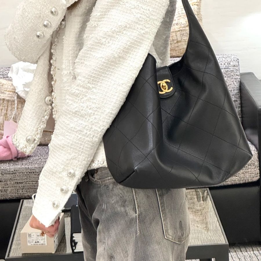 Chanel 25p 全新 爆款 Hobo 包 AS5404 (B02)-5