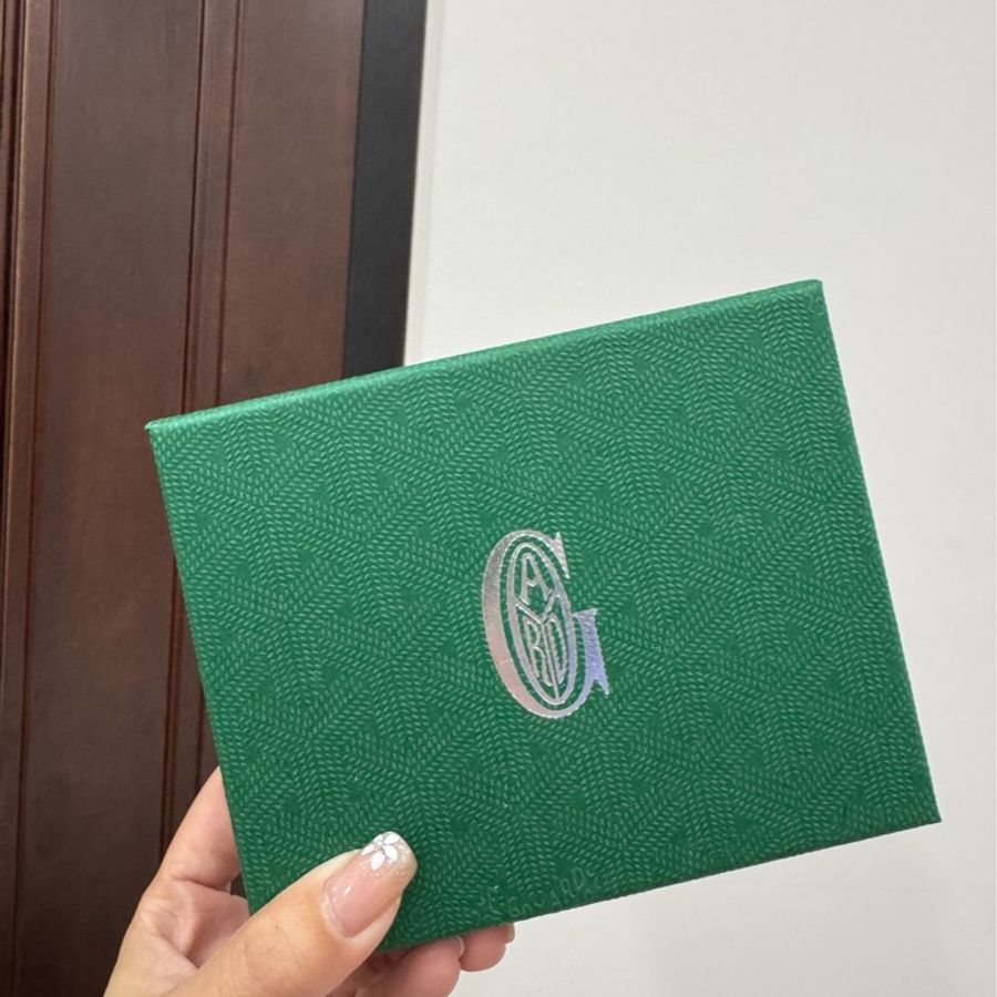 GOYARD Marigny老花 翻釦 棕 零錢包 卡夾 卡包 信用卡卡夾-2