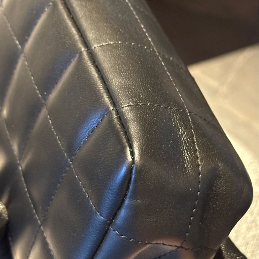 Chanel Cf黑金冰格斜背包🖤配件齊全💫網美必備經典款🔥-15