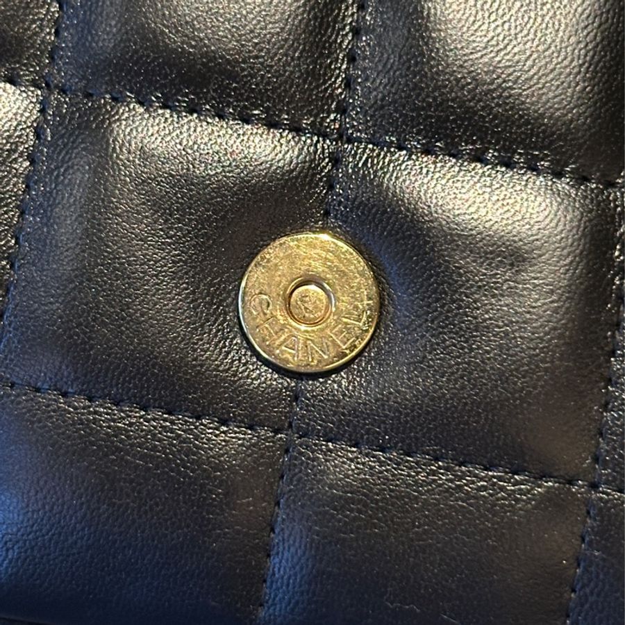 Chanel Cf黑金冰格斜背包🖤配件齊全💫網美必備經典款🔥-25