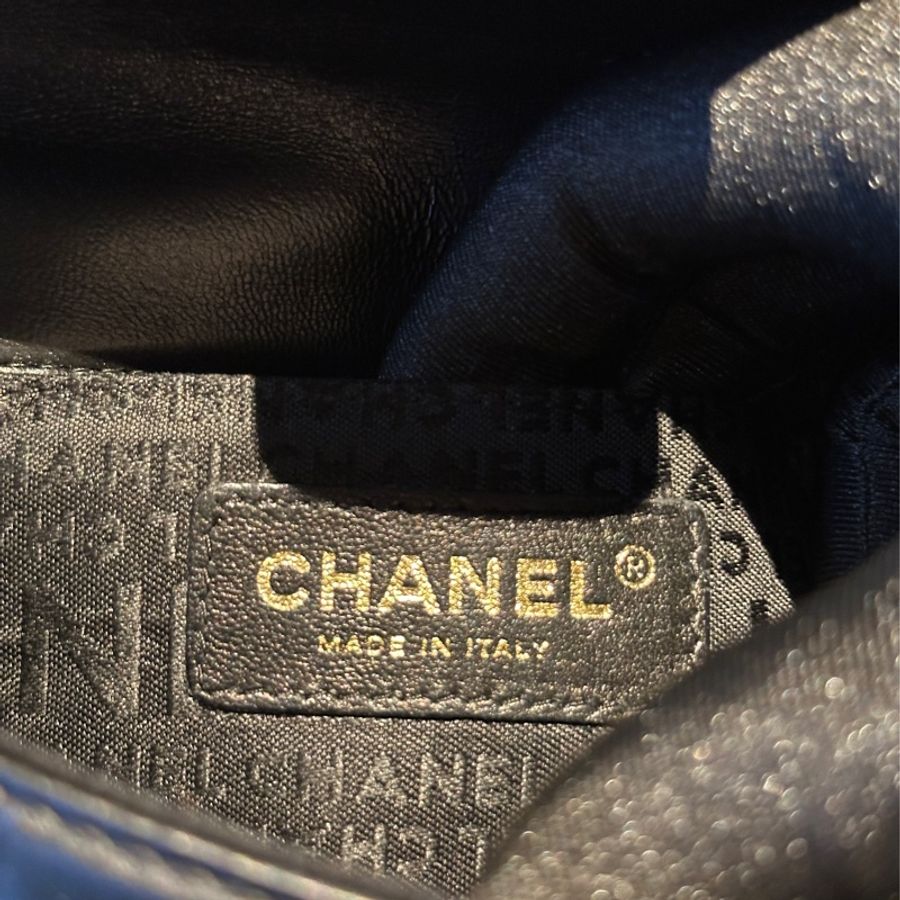 Chanel Cf黑金冰格斜背包🖤配件齊全💫網美必備經典款🔥-37