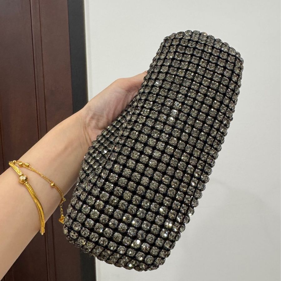 Alexander Wang 亞歷山大王 鑽石 水鑽 滿鑽 手提包 肩背包 腋下包 斜背包 小廢包-11