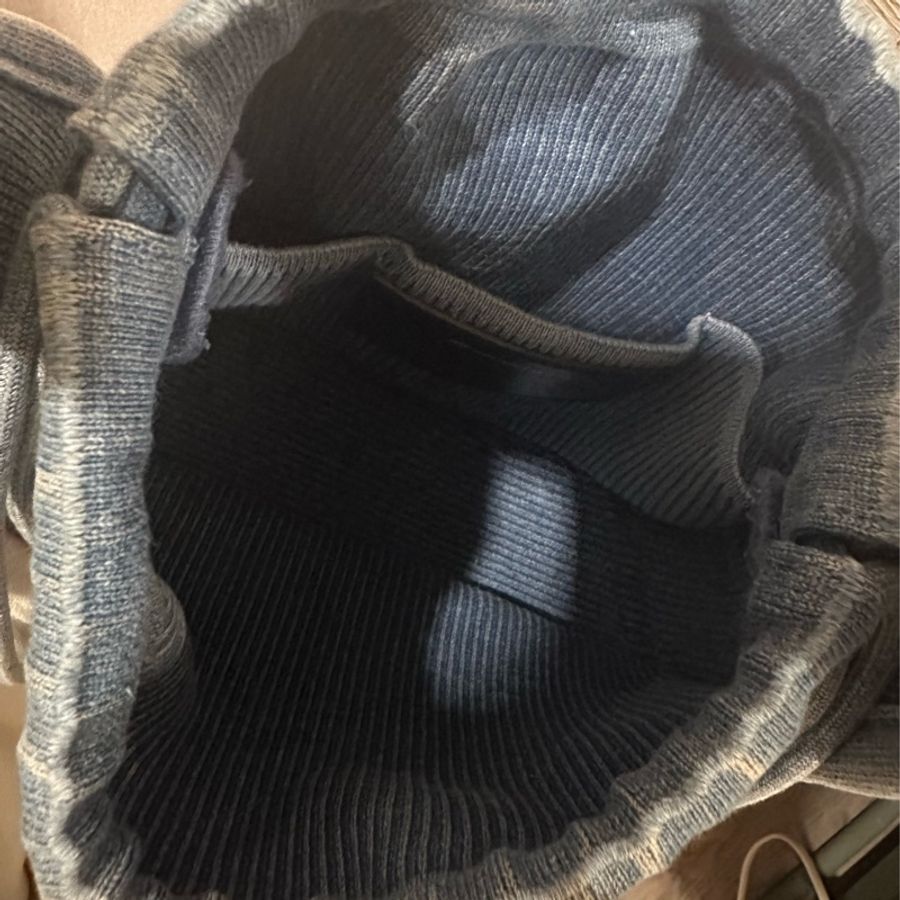 alexanderwang ryan 漸層羅紋針織小號手袋(牛仔色)-3