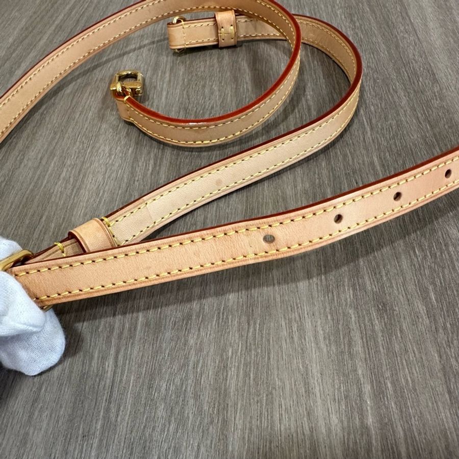 Louis Vuitton N40515米白底帆布藍綠棋盤格Speedy 20斜背包 迷你波士頓-64