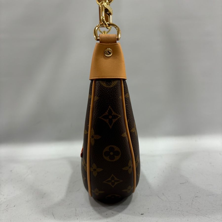 Louis Vuitton M81098老花斜背彎月包Loop 牛角包-3