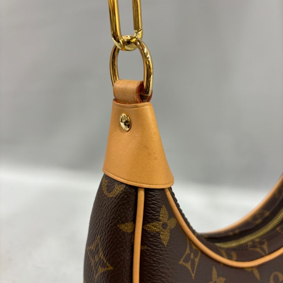 Louis Vuitton M81098老花斜背彎月包Loop 牛角包-21