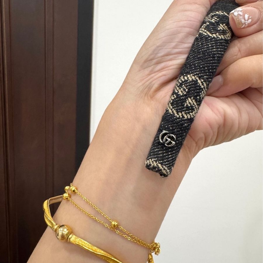 GUCCI 古馳GG denim 丹寧 牛仔 髮箍 髮圈 髮飾-5