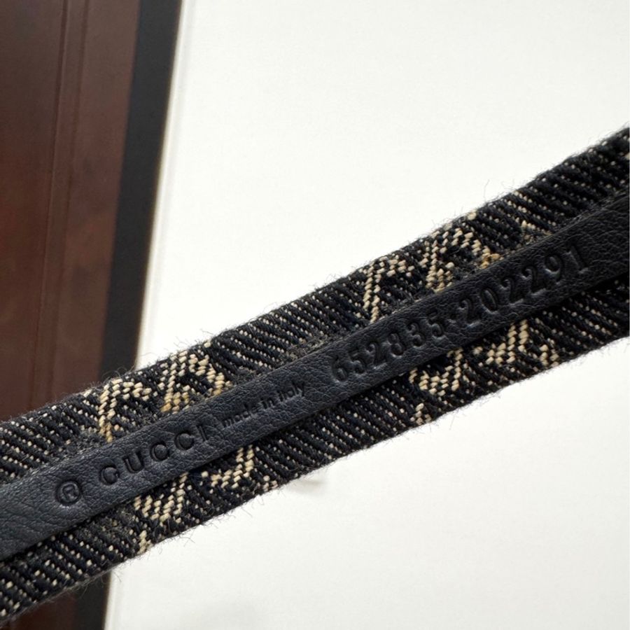 GUCCI 古馳GG denim 丹寧 牛仔 髮箍 髮圈 髮飾-6