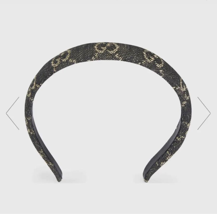 GUCCI 古馳GG denim 丹寧 牛仔 髮箍 髮圈 髮飾-20