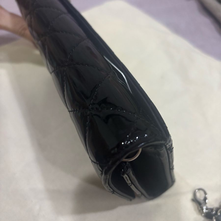 香奈兒漆皮晚宴手提包/手拿包/肩包-12